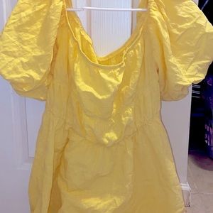 SHEIN off the shoulder dress! 💛